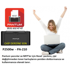 Pantum P2500 Chip Reset Yazıcı Reset Pantum 